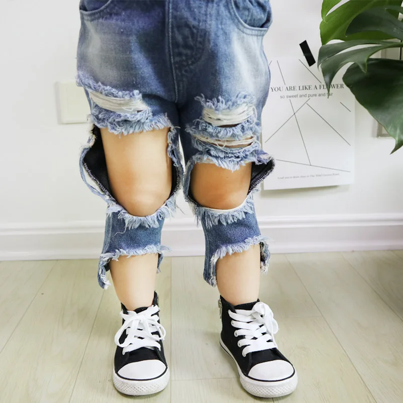 4pcs/lot Baby girls pants kids children clothing trousers jeans denim