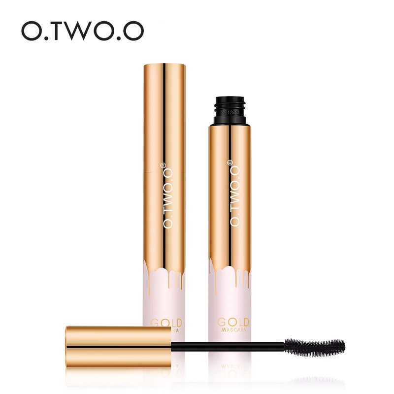 

O.TWO.O Golden Mascara Magic Stereo Long Curl Thick Black Quick Dry Eyelash Beauty Makeup