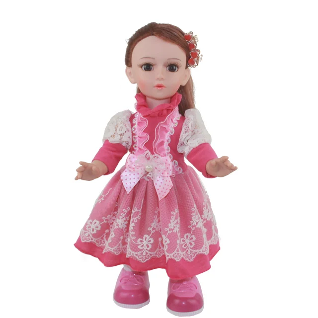 Princess Anna 16'' 42cm interactive smart doll talking dancing Russian