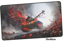 World of tanks коврик для мыши геймер мм 400x700X3 мм игровой computador ноутбук аксессуары ноутбук padmouse эргономичный коврик