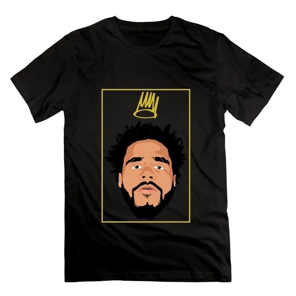 Мужская Born SINNER J. Cole хлопок печатных Графический музыка футболки черная футболка