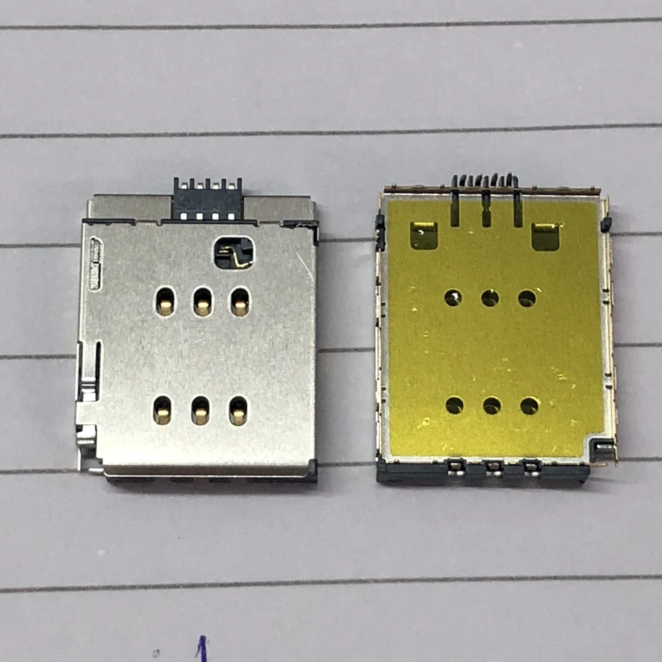 Original New For Iphone X Sim Card Reader Connector Slot Holder Module Socket On Board Slot Connector Sim Card Reader Connectorcard Reader Slot Aliexpress