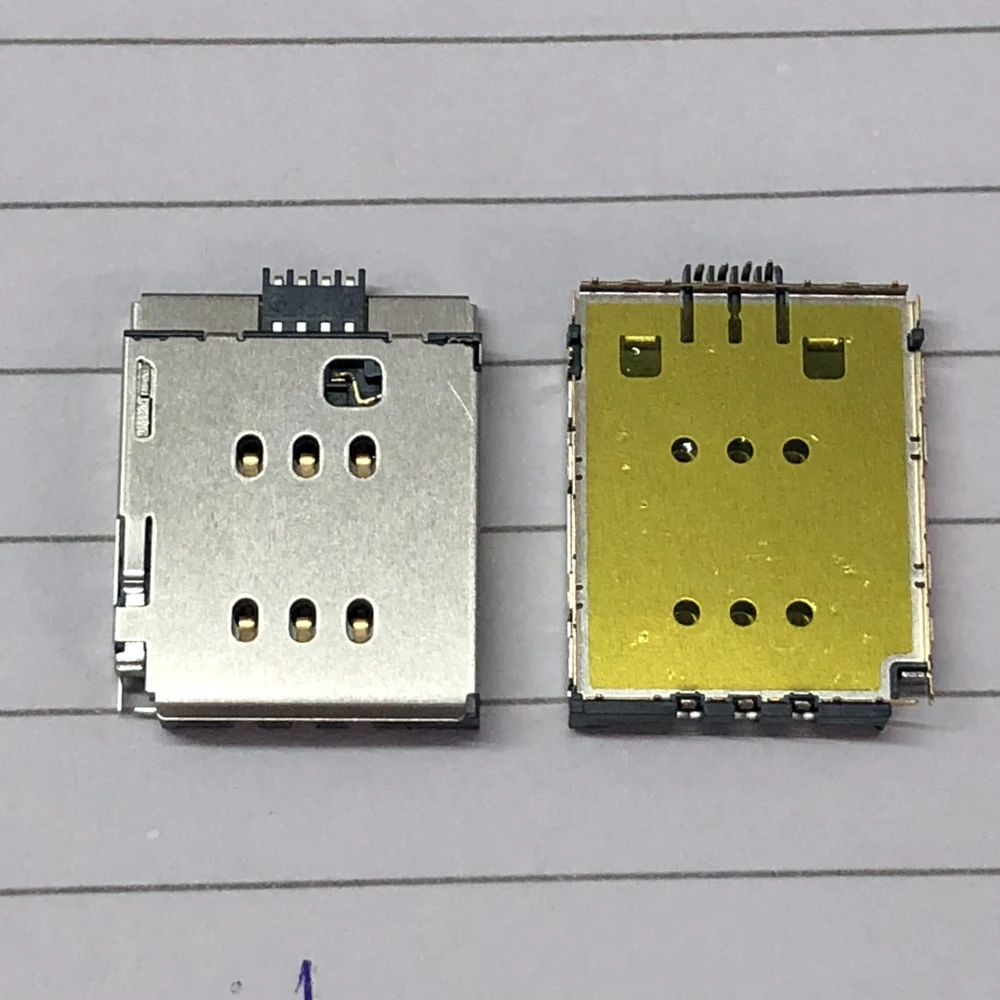 Оригинальный новый для iPhone x устройство считывания sim карт Разъем Держатель