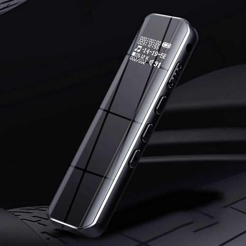 Vandlion Digital Activated Voice Recorder Hotkey Sound Audio Recording Double Microphones Noise Reduction Lock 3D Edge Screen Vandlion Digital Activated Voice Recorder Hotkey Sound Audio Recording Double Microphones Noise Reduction Lock 3D Edge Screen