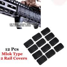 Тактический Mlok Тип 2 рельсовые крышки eMag Pul Тип для M-lok слот-система рельсовая планка 12 шт. для наружного охотничья военная игра крепление