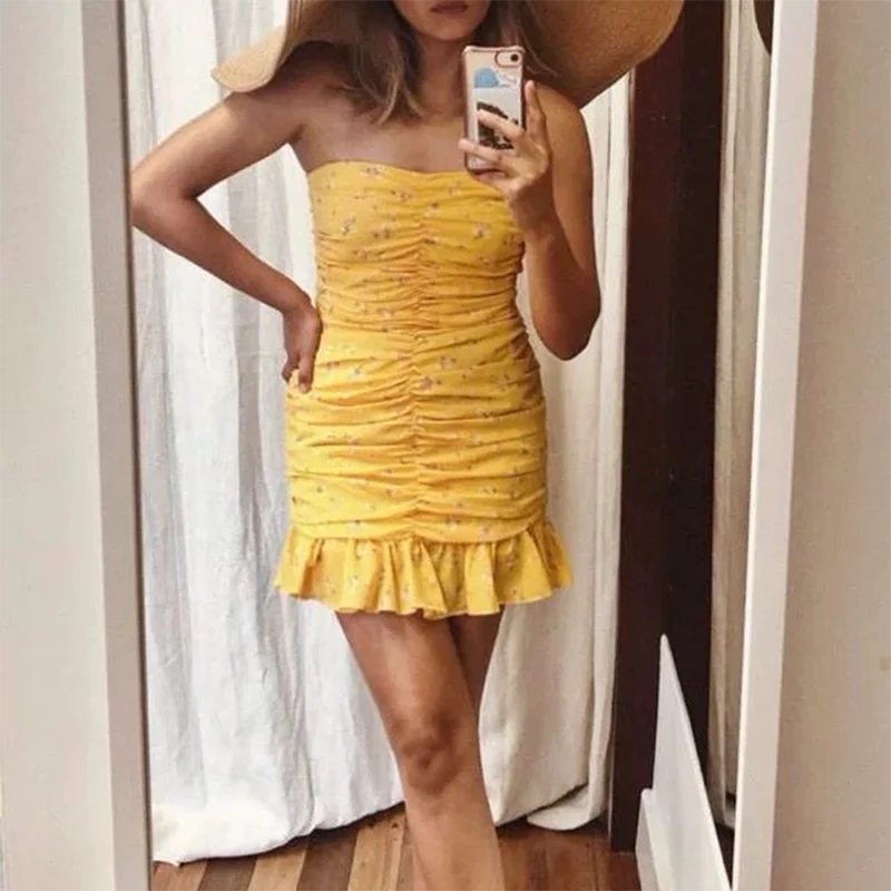 Heydress женское летнее сексуальное мини платье с открытой спиной винтажное