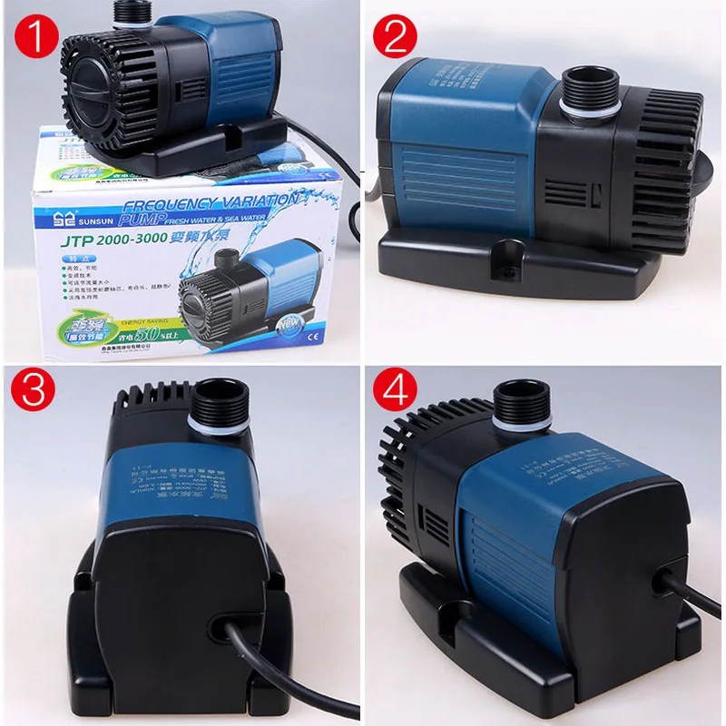 Aquarium Water Pump 220V Aquarium Pump Aquarium Fishing  Variable Frequency Submersible Pump Fountain Pump Aquarium Filter (7)