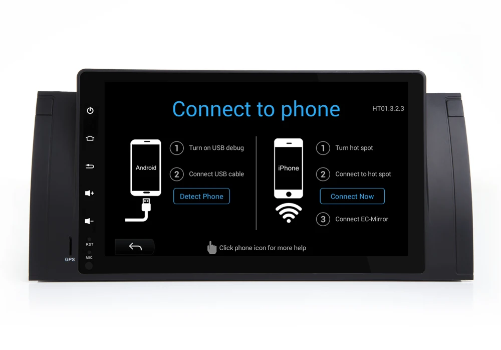 Discount HIRIOT 9 IPS Car Android 8.0 GPS Player For BMW E39 E53 X5 M5 Sat Navi Octa 8 Core 4G RAM 32G ROM Radio BT Phonebook Map DAB+ 3
