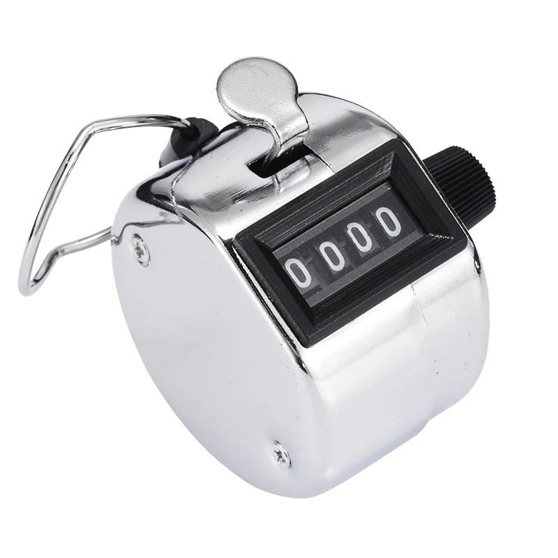 

1pc Portable Digital Hand Tally Counter 4 Digit Display Number Click Manual Golf Counting Counter Tally Counter Clicker Mayitr