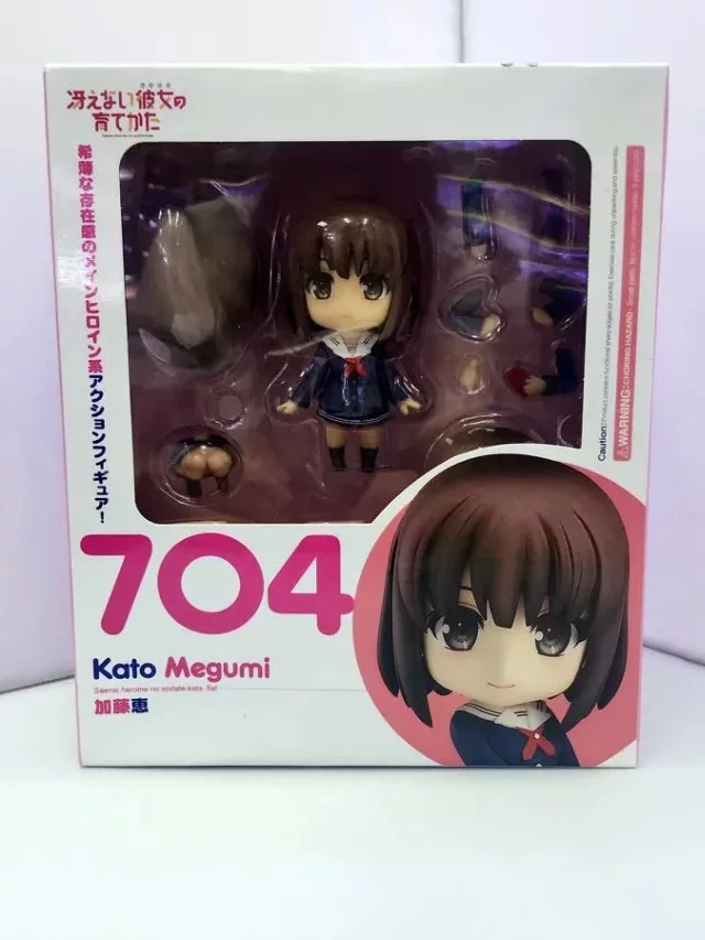 10 см фигурка японского Аниме Nendoroid Saenai Heroine No Sodate-Kata Kato Megumi фигурка 704# Kato Megumi ПВХ фигурка игрушка Bri