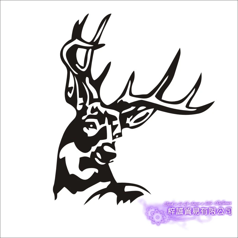 Hunt Sticker Name Hunting Shoot Buck Hind Decal Hunter Shop Posters Vinyl Wall Decals Decor Chase Mural Sticker