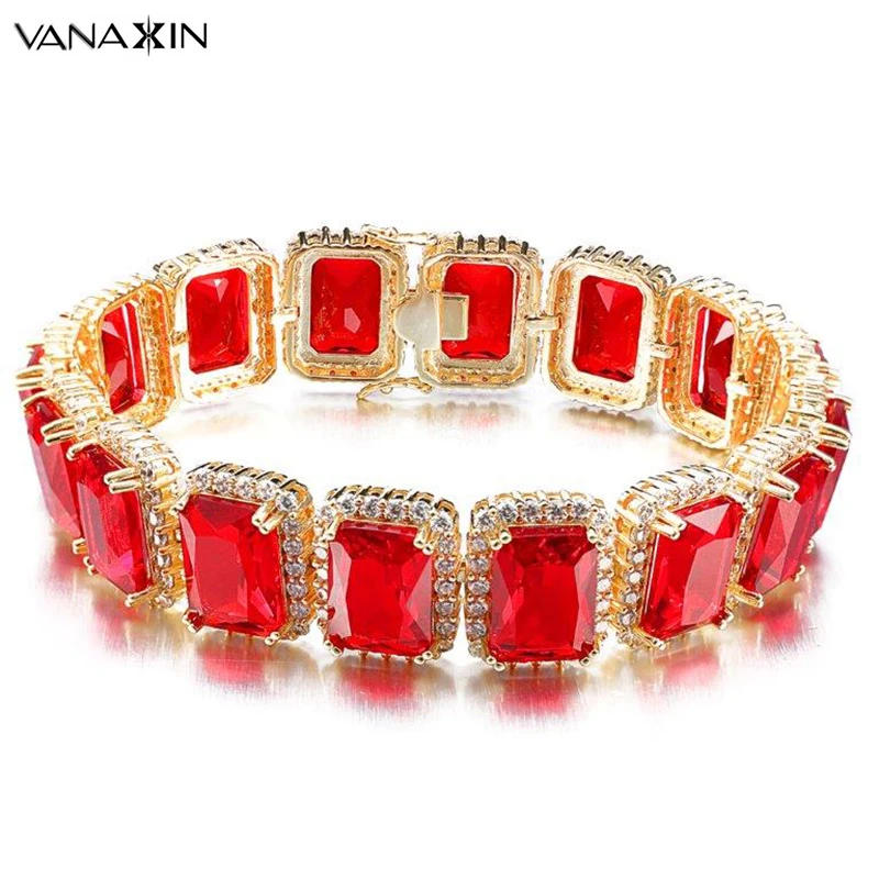 VANAXIN Rope Chain Combo Set Red Clear CZ Bracelets For Men Hip Hop White CZ Stone Male Jewelry High Quality Magnetic Bracelet
VANAXIN Rope Chain Combo Set Red Clear CZ Bracelets For Men Hip Hop White CZ Stone Male Jewelry High Quality Magnetic Bracelet