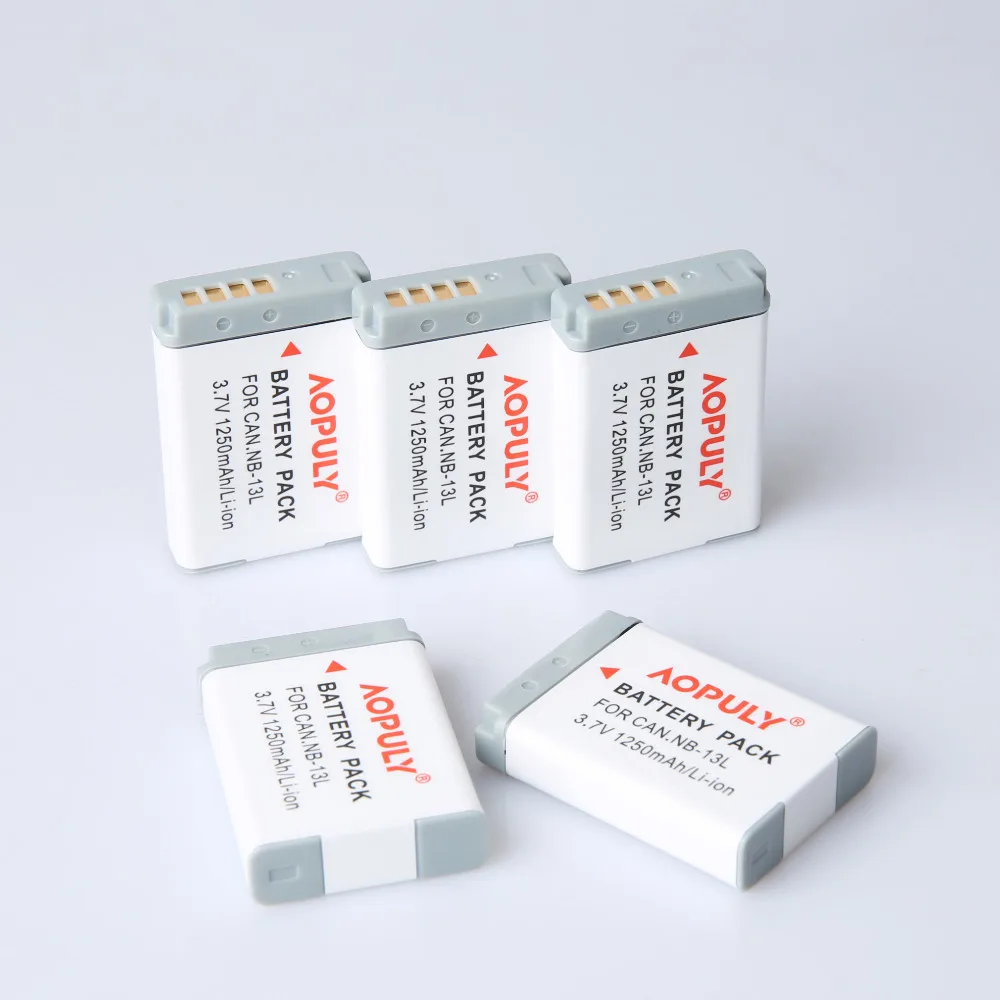 5 pcs NB 13L NB13L rechargeable Battery NB 13L Camera batteries for Canon PowerShot G5 X G5X G7