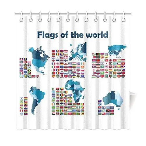 Aliexpress Buy Flags Of The World Map Home Decor
