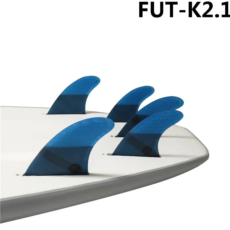 Surf Future Fin K2.1 плавники для серфинга синего цвета из стекловолокна соты Tri-Quad плавники Quilhas Thruster 5 fin Set