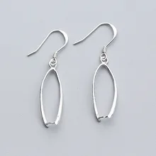 2 шт./лот,, 925 пробы, серебряные Подвесные серьги, крючки, ручная работа, серьги, бусины, застежки, сделай сам, изысканные серьги, ювелирные изделия, аксессуары для изготовления