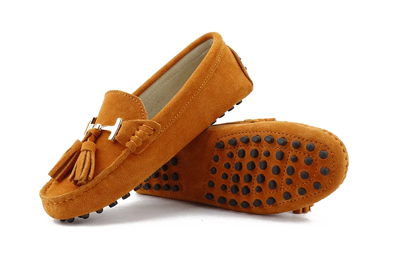 2022 100% Genuine leather Women flats New Brand Handmade Women Casual leather shoes Leather Moccasin Fashion Lady Driving Shoes