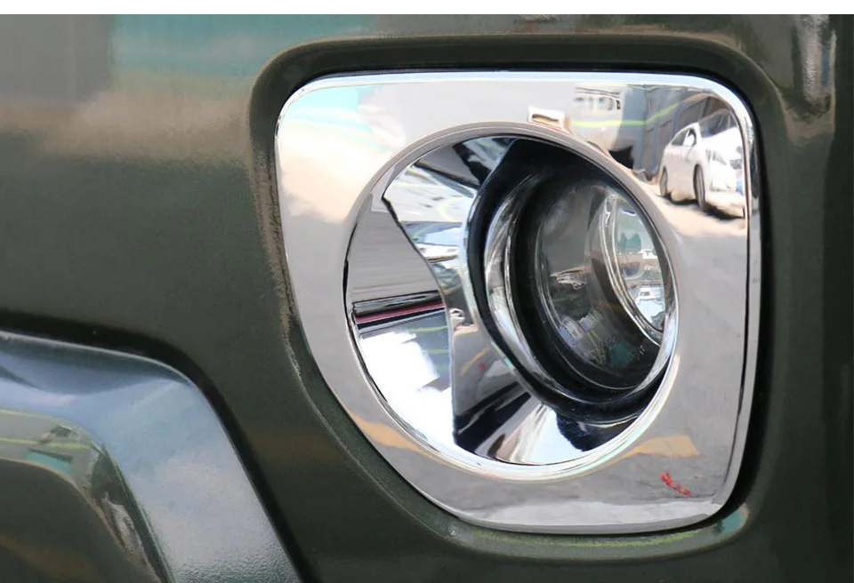 SHINEKA Автомобильная наклейка s для Suzuki Jimny 2007- ABS автомобильный передний противотуманный светильник, головной светильник, защитная крышка, наклейка для Suzuki Jimny
