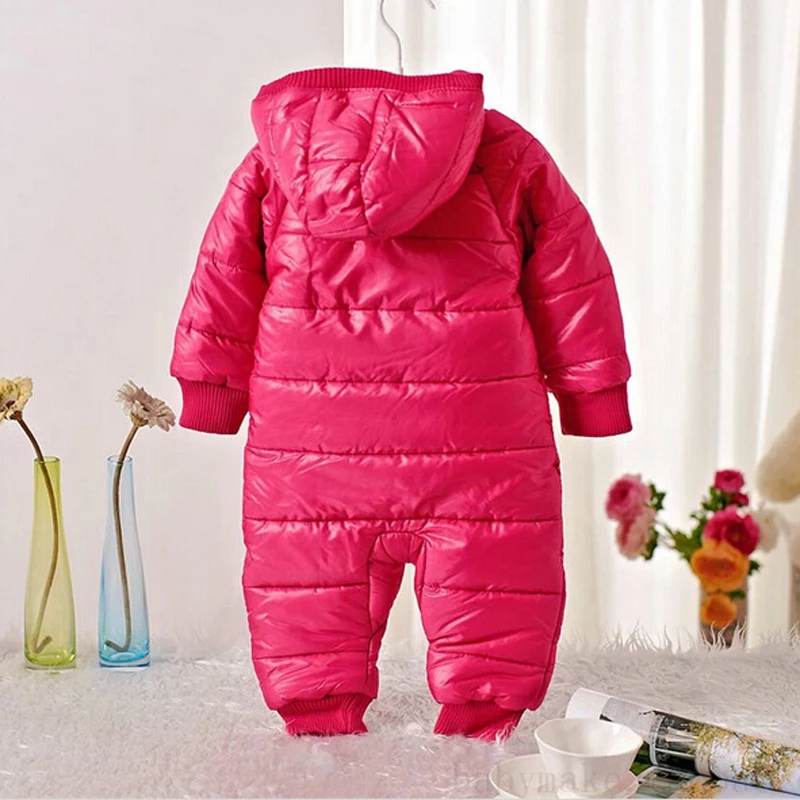 Высококачественные детские комбинезоны; Зимний толстый хлопковый костюм для мальчиков; теплая одежда для девочек; Детский комбинезон; Верхняя одежда для детей; одежда для малышей