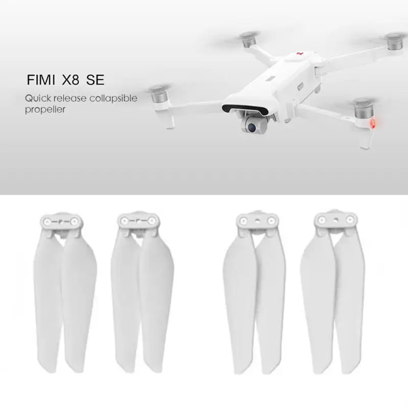 Xiaomi 4Pcs Propellers for FIMI X8 SE RC Drone Replacement Quick-release Propellers Foldable Helicopter Camera Accessories