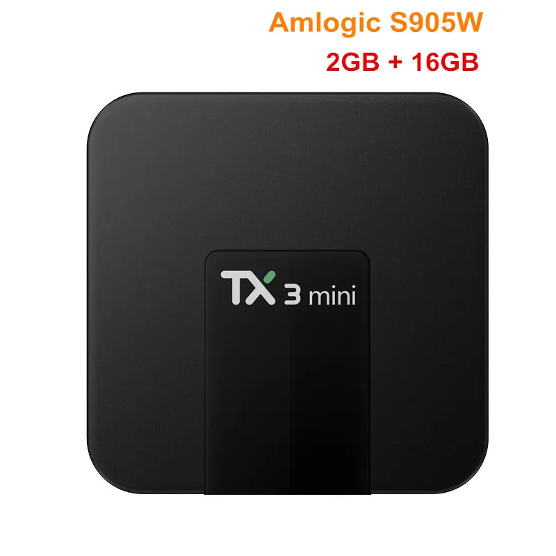 

TX3 MINI Android 7.1 Smart TV BOX Amlogic S905W 4K Quad Core TV Box 2GB/16GB 802.1.1b/g/n WIFI LAN