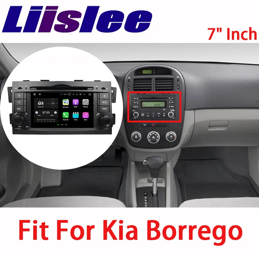 Cheap Liislee Android Car Navigation GPS For Kia Borrego 2008~2010 Audio Video Radio Stereo Multimedia HD Touch Screen Player 0