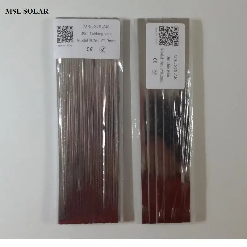 

MSL SOLAR Solar Panel Solar Cell Solder Strip 0.2mm*1.5mm Tabbing wire solder Ribbion.Tin-plate copper strip.Top Quality CE ROSH