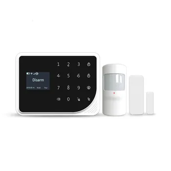 

S5 economy gsm wifi intruder alarm mobile APP control anti theft gsm wifi burglar alarm system 850/900/1800/1900mhz alarm