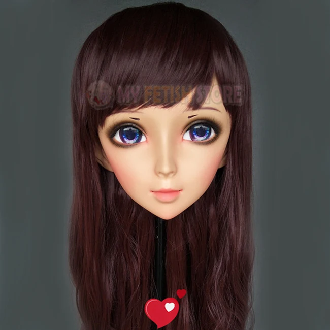 (Ying 05) Женская милая полимерная полуголовная маска кигуруми с глазками BJD Косплей