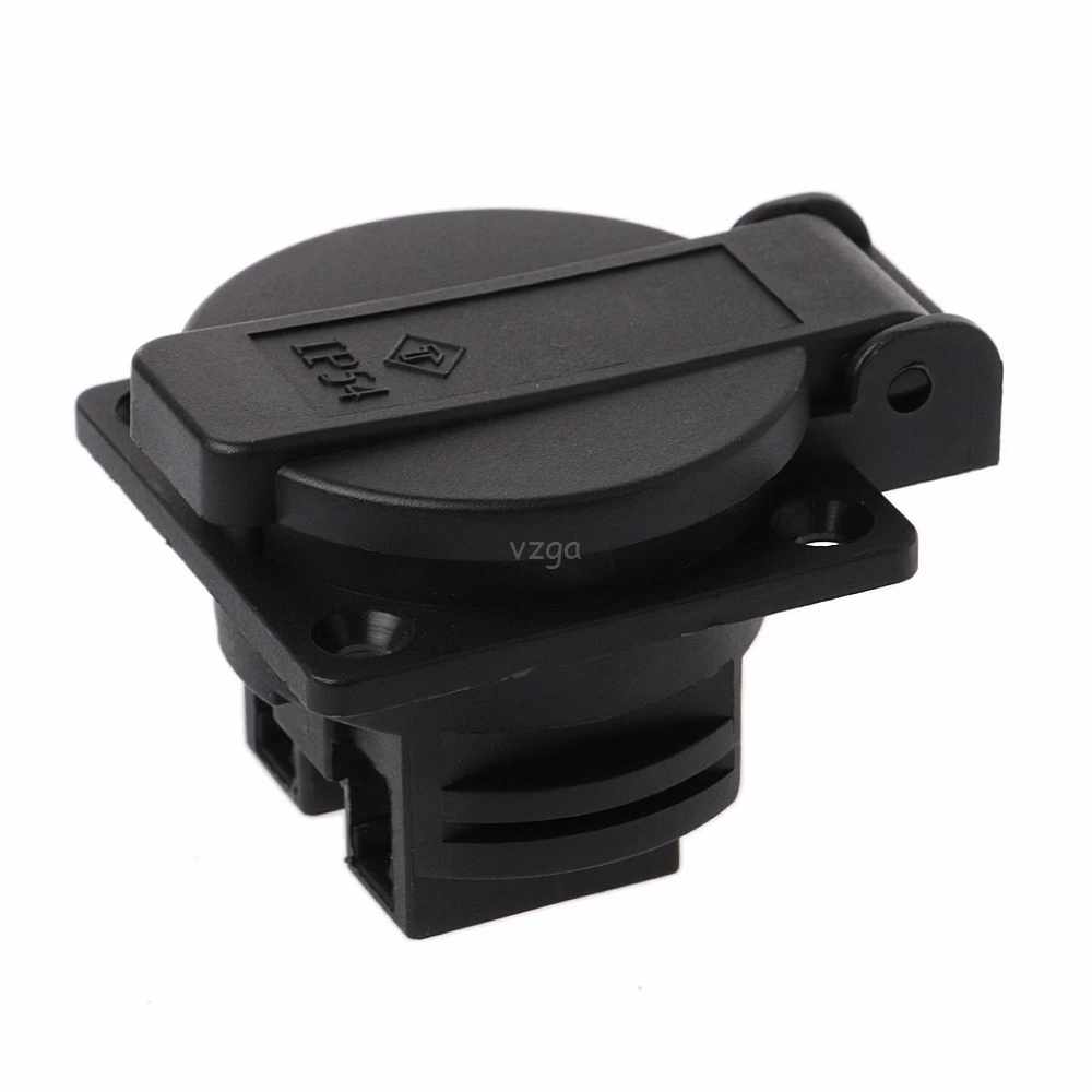 

AC 250V 16A German Standard Power Outlet Single Plug Waterproof Wall Socket M30 dropshipping