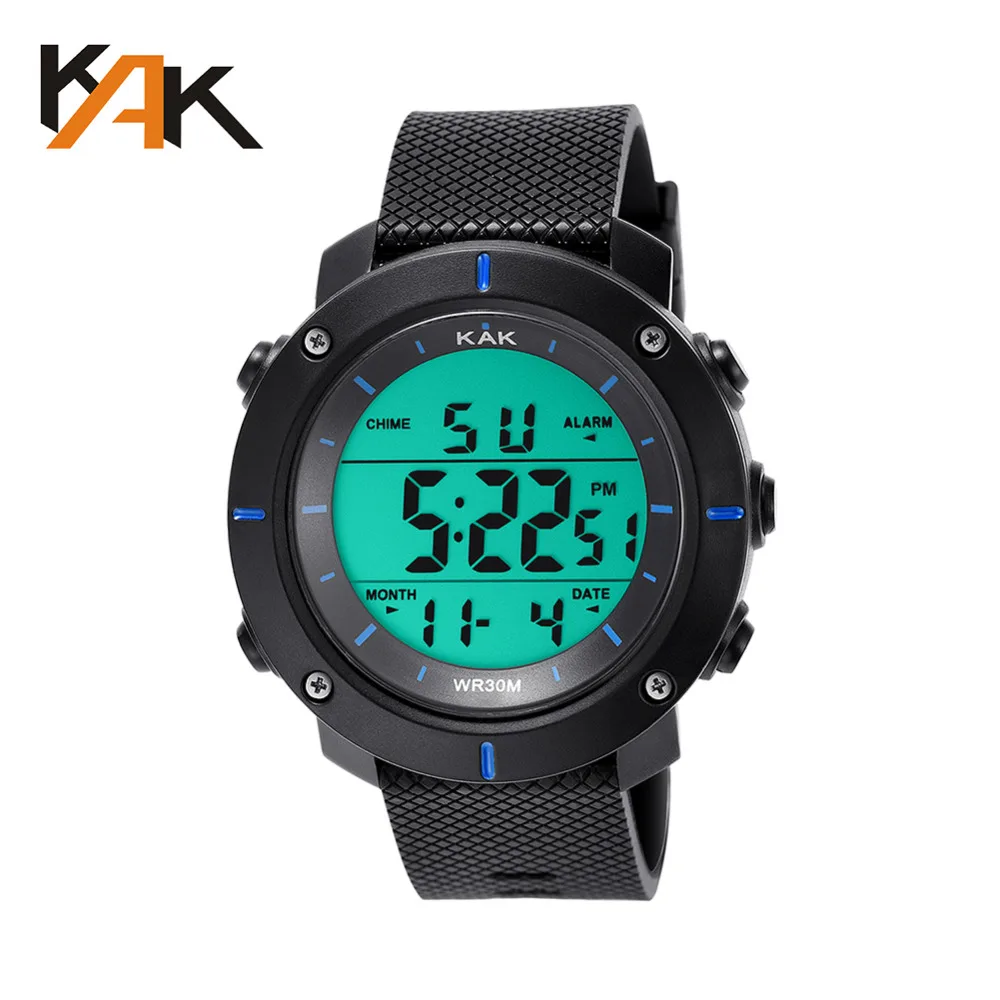 

Men's Watch Luxury Sport Watch Men Analog Digital Military Glowing Army Silicone LED Waterproof Watches Men Relogio Masculino