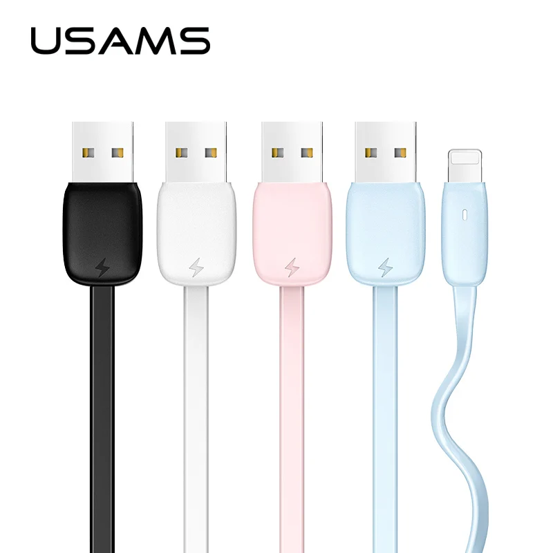 Кабель USB для передачи данных iPhone 7 USAMS кабель быстрой зарядки осветительного