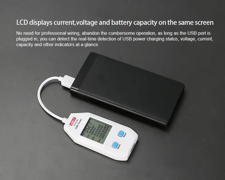 UNI T USB тестер цифровой вольтметр Амперметр Напряжение Ток измеритель емкости Doctor