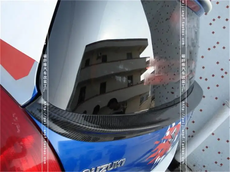 Задний спойлер из углеродного волокна для SUZUKI SWIFT 2005 2012|rear wing|spoiler rearrear spoiler |