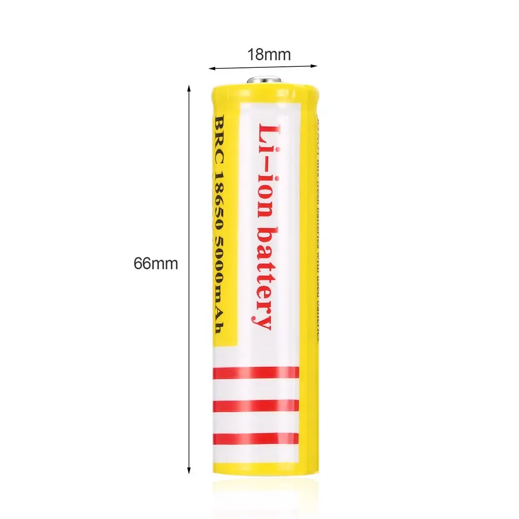 18650 3,7 V 5000Mah литий-ионная аккумуляторная батарея для светодиодного фонарика