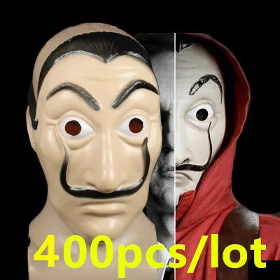 400 шт./лот оптовая продажа La Casa De Papel маскарадные костюмы маска салвада дали