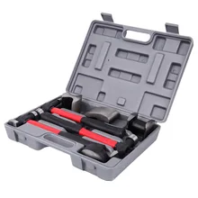 7PC CAR AUTO BODY PANEL REPAIR TOOL KIT WITH WOODEN HANDLES BEATING HAMMERS