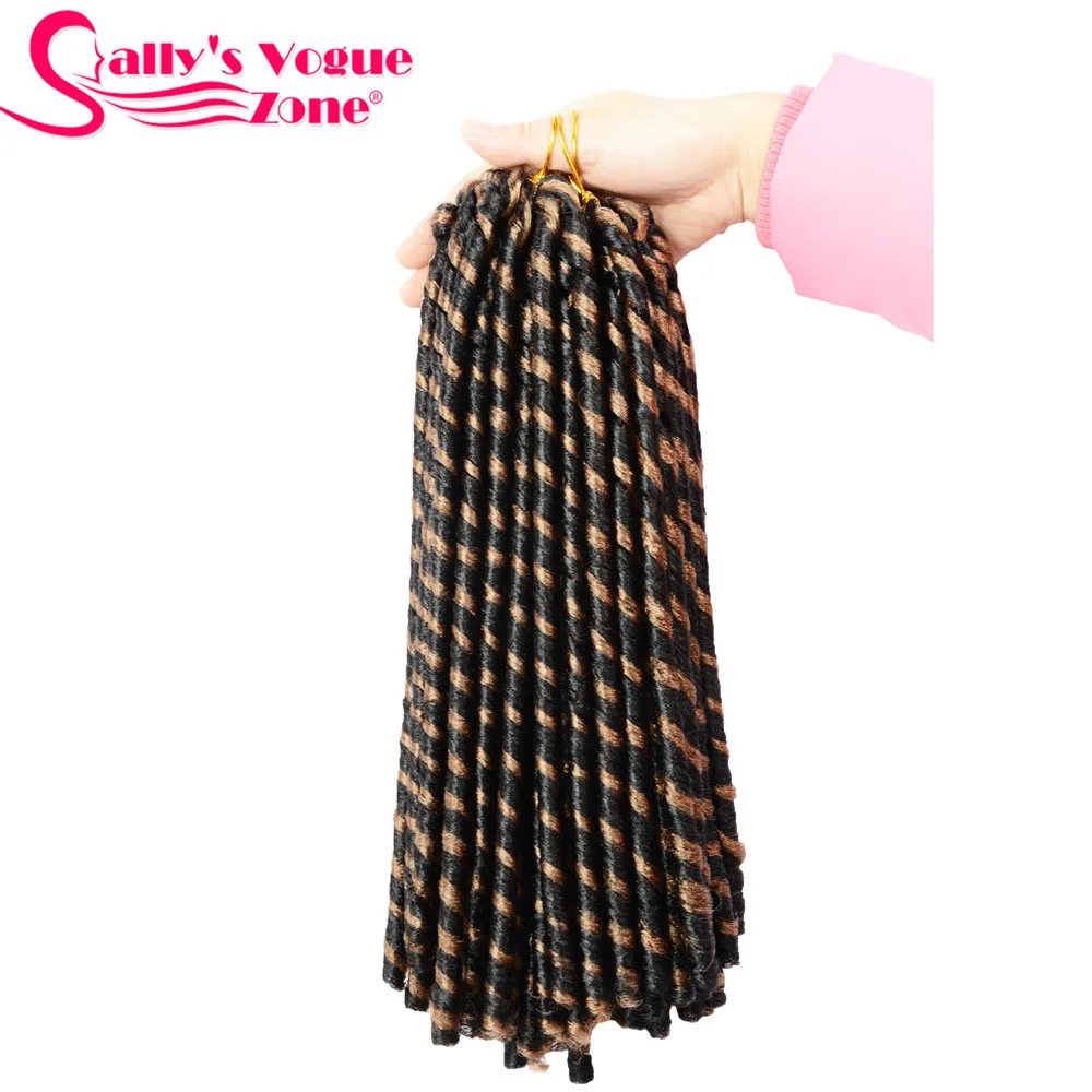 Sallyhair 14 дюймов 70 фотоэлементов вязание крючком косички пианино цвет