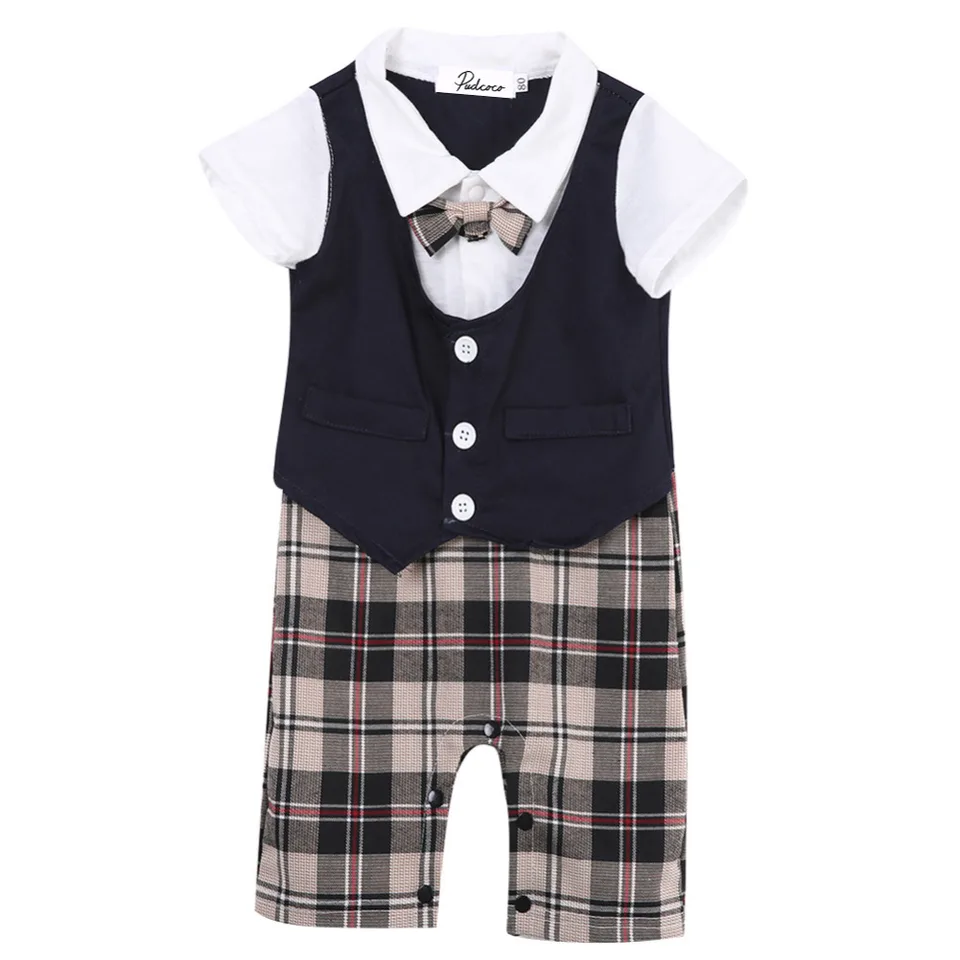 baby tartan babygrow
