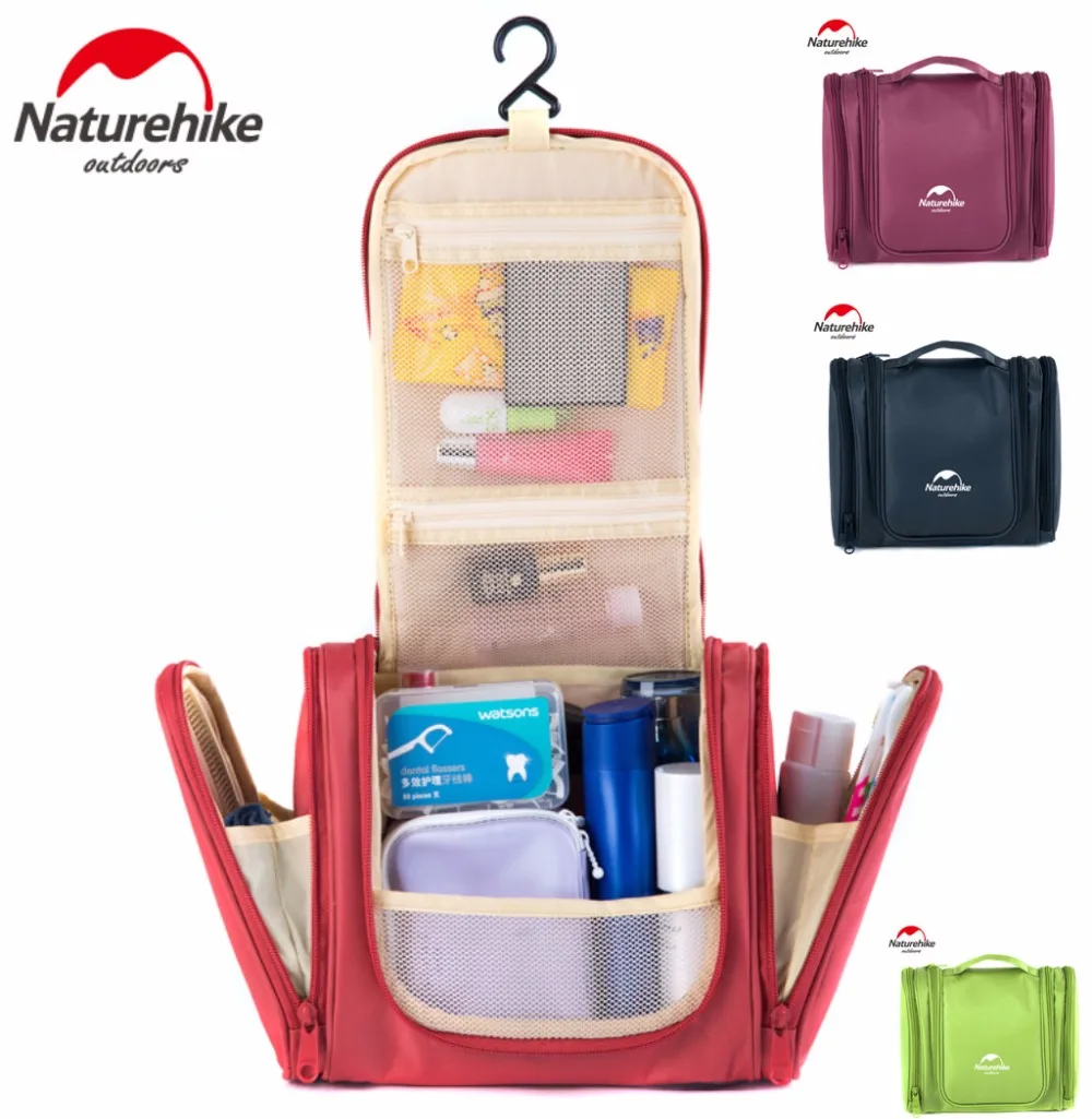 Цена Naturehike Фабрика магазин открытый человек путешествия большой Несессер Портативный водонепроницаемый мешок Для женщин косметичка туристиче...