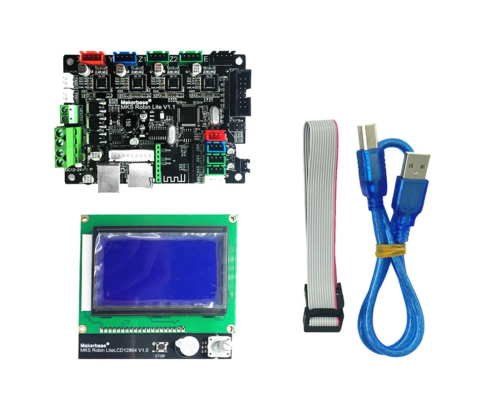 3D принтер доска STM32 MKS Robin lite материнская плата с ЖК дисплеем Закрытым Исходным