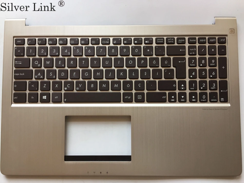 

TR turkish backlight laptop Keyboard for ASUS UX51 UX51VZ keyboard Palmrest with C cover