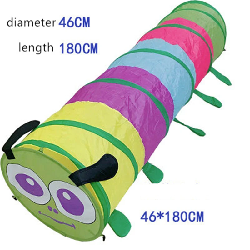 Горячая Детские игрушки ползающий туннель детская наружная внутренняя игрушечная трубка детские игры ползание игры мальчики девочки Лучший подарок на день рождения