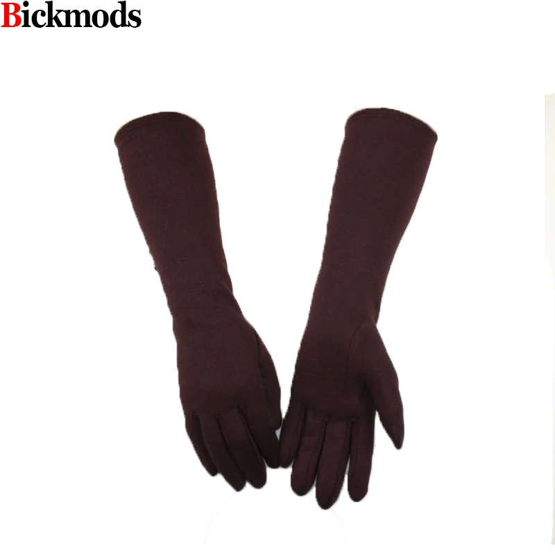Женские длинные хлопковые модные высококачественные зимние Стильные теплые перчатки Новое поступление цвет mi