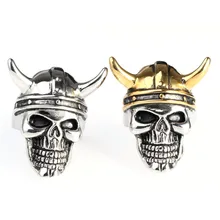 

New stainless steel ring jewelry wholesale and foreign trade The devil skeleton Men's titanium steel ring