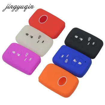 Keyforkess 30 pz/lotto copertura chiave dell'automobile del Silicone per Toyota Avalon 4Runner Prius Camry Highlander RAV4 corona Fob Case Holder