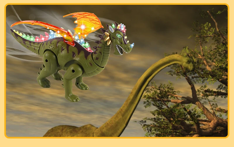 Dinossauro do Jurássico Brinquedos para Presente de Aniversário Eletrônica Piscando Frescos Animais Projeção Brinquedos Sounding Adorável Eletrônicos 9 Animais eletrônicos