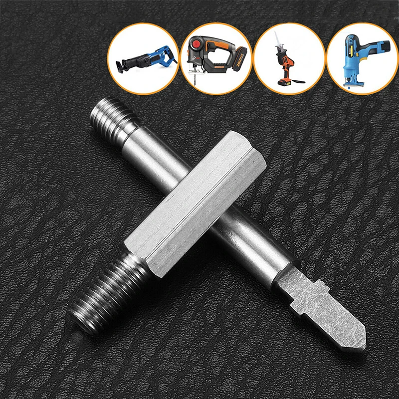 30mm/75mm Stainless Steel Percussion Massage Tip Extension Rod Adapter Bit for Jigsaw Massager Bit Tip Set