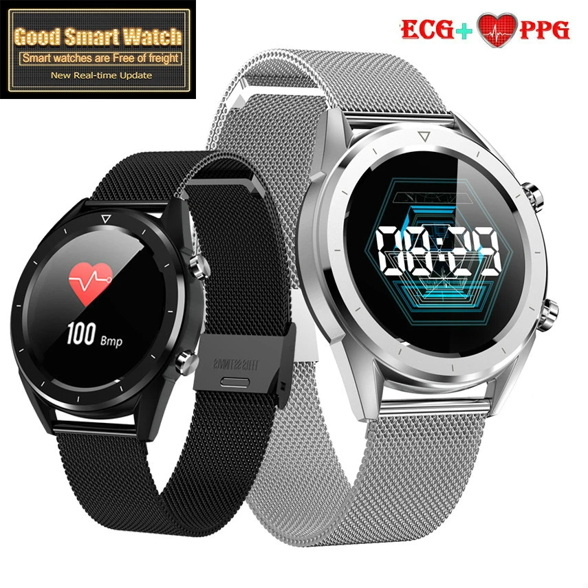 New2019 DT28 Smart Watch ECG Heart Rate Monitor Waterproof Men Payment
