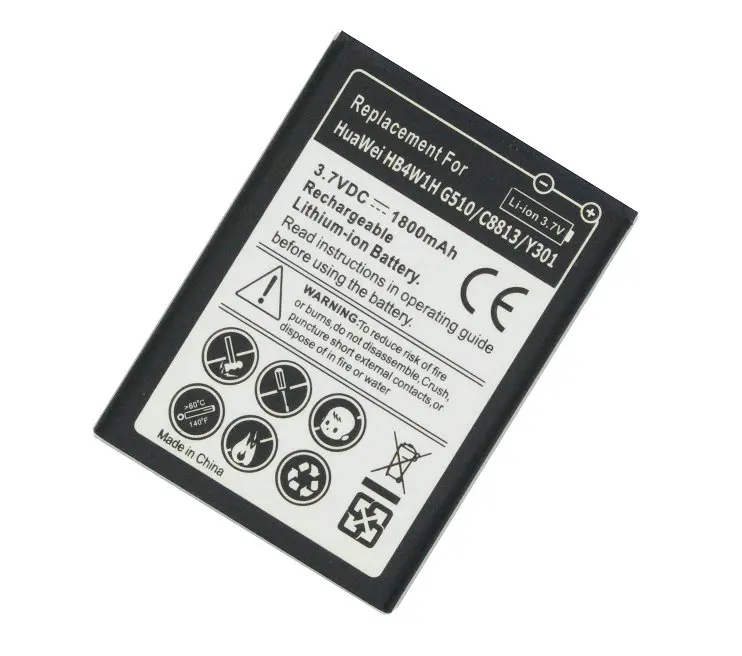 1x1800 mAh HB4W1H/HB4W1 запасная батарея для Huawei Ascend G510 G520 G525 Y210 Y530 U8951 T8951 + код отслеживания|